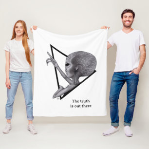 Manta Polar Grey Alien, la verdad está ahí fuera