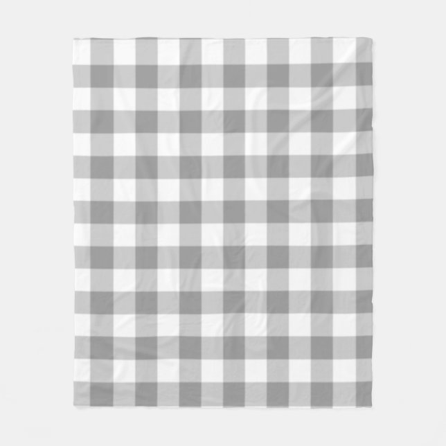 Manta Polar Grey Checkered Square Seamless Pattern (Anverso)