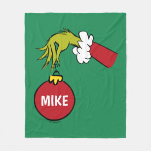 Manta Polar Grinch Adorno Personalizado