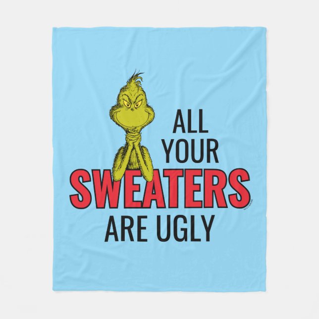 Manta Polar Grinch | All Your Sweaters Are Ugly (Anverso)