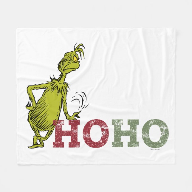 Manta Polar Grinch | Ho Ho Ho (Frente (Horizontal))
