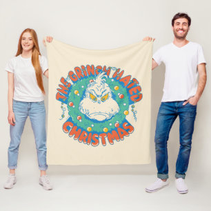 Manta Polar Grinch Navidades Odiados