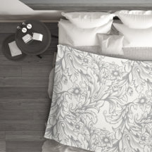 Gris barroco de la hoja de Acanthus