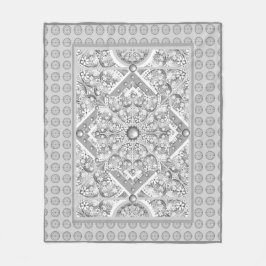 Manta Polar Gris de encaje cerámico