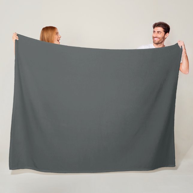 Manta Polar Gris oscuro (In situ)