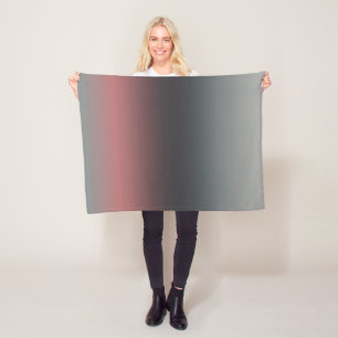 Manta Polar Gris, rosa, gradiente negro, Ombre.