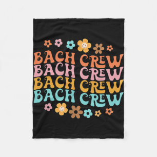 Manta Polar Groovy Bach Crew Divertido Grupo Bridal de Soltera