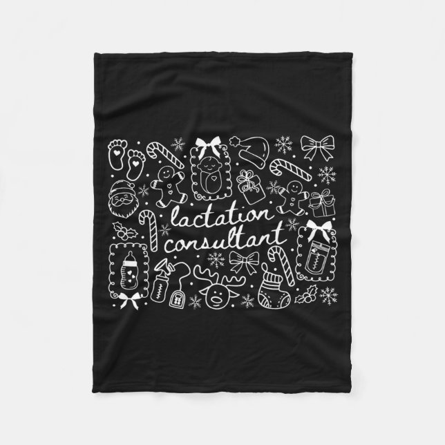 Manta Polar Groovy Coquette Lactation Consultant Breastfeeding (Anverso)