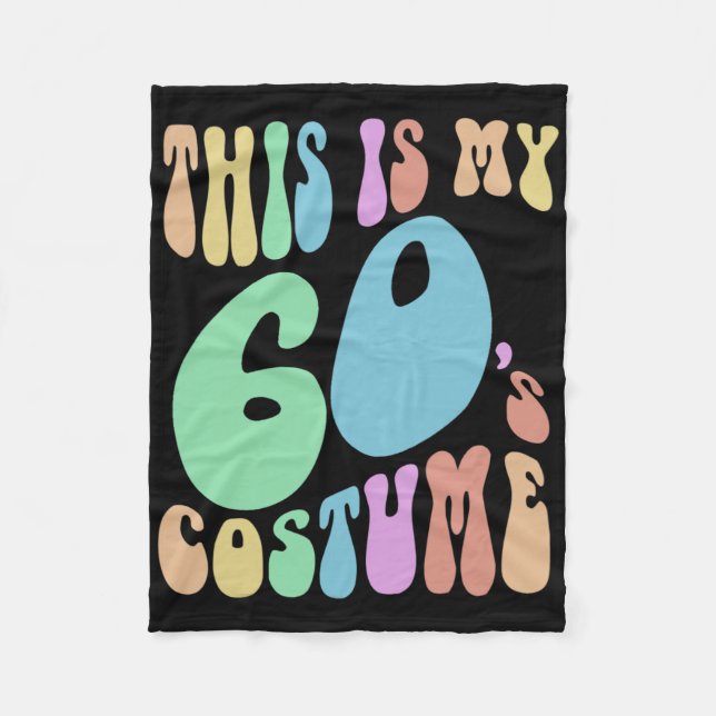 Manta Polar Groovy Este Es Mi Costume Funny De Los 60 (Anverso)