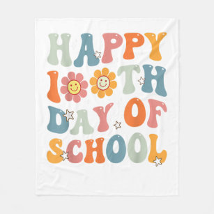 Manta Polar Groovy Happy 100 Day of School Cute Students