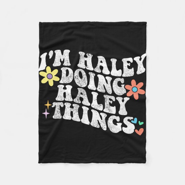 Manta Polar Groovy Im Haley Haciendo Haley Things Funny's (Anverso)