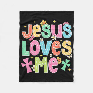 Manta Polar Groovy Jesús Me Ama Iglesia Cristiana Bíblica