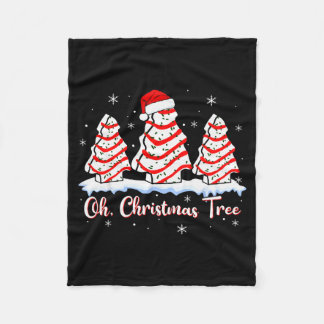 Manta Polar Groovy Oh Christmas Tree Cakes Debbie Beckey Jen C