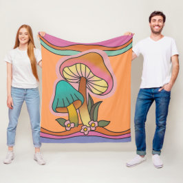 Manta Polar Groovy Psychedelic Mushroom 60 Hippie Retro