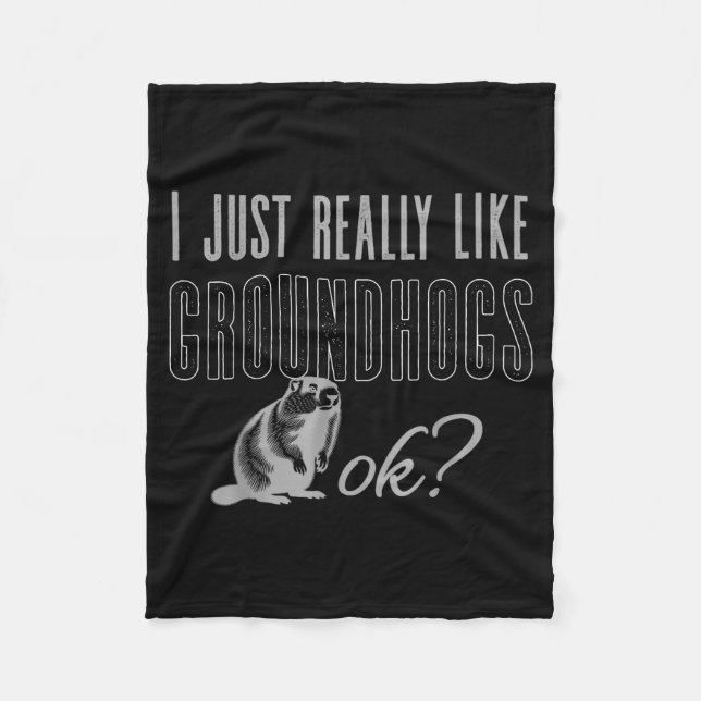Manta Polar Groundhog Shirt Groundhog Lover Groundhogs _21  (Anverso)