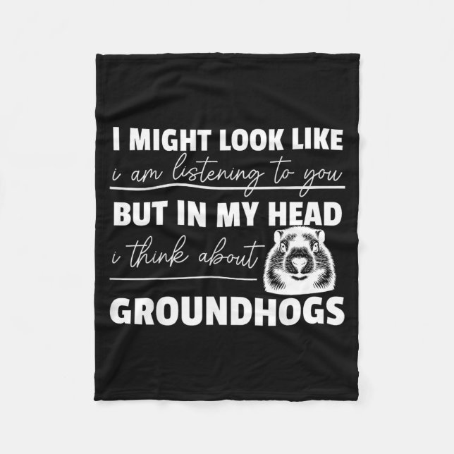 Manta Polar Groundhog Shirt Groundhog Lover Groundhogs _22  (Anverso)