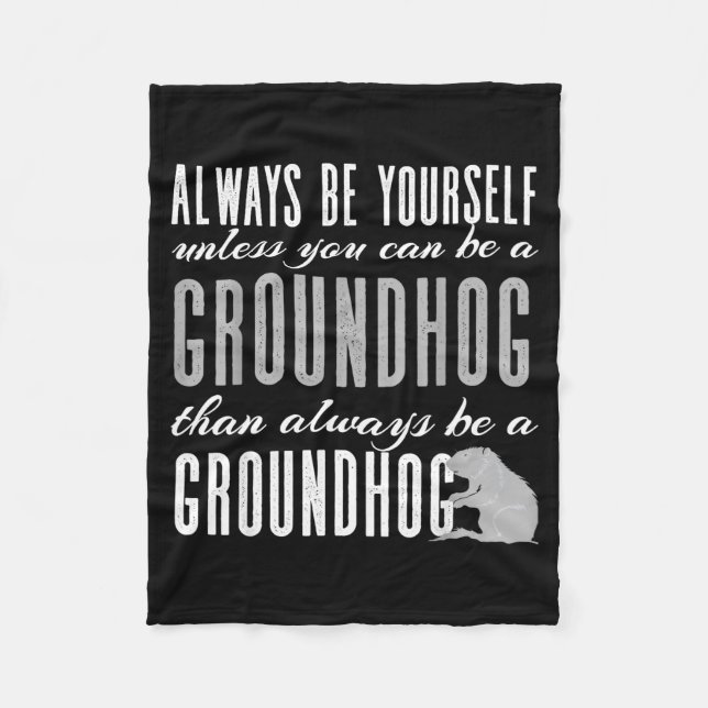 Manta Polar Groundhog Shirt Groundhog Lover Groundhogs _29  (Anverso)