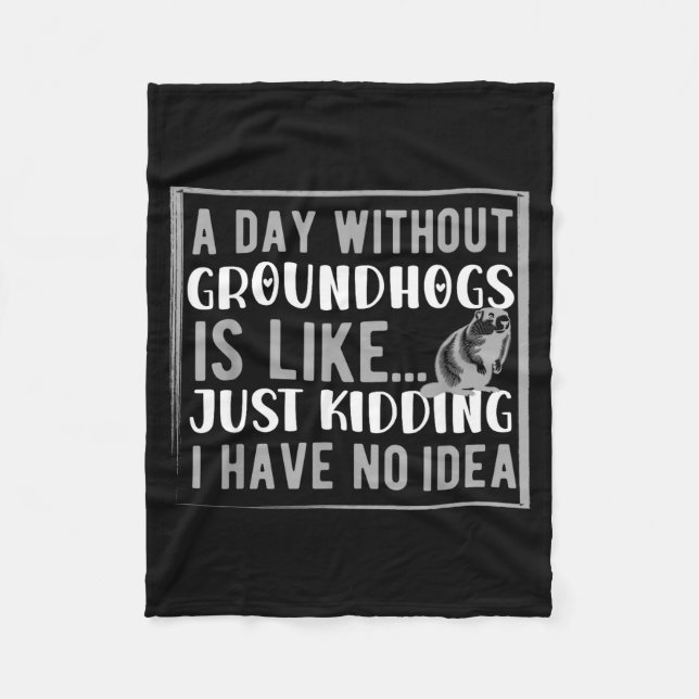 Manta Polar Groundhog Shirt Groundhog Lover Groundhogs _30  (Anverso)