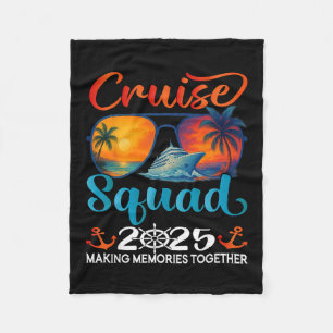 Manta Polar Grupo de Crucero 2025 Amigos Familia Vacaciones Co