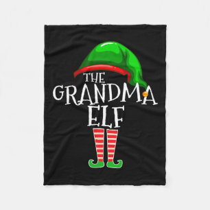 Manta Polar Grupo Grandma Elf Navidades familiares coincidente