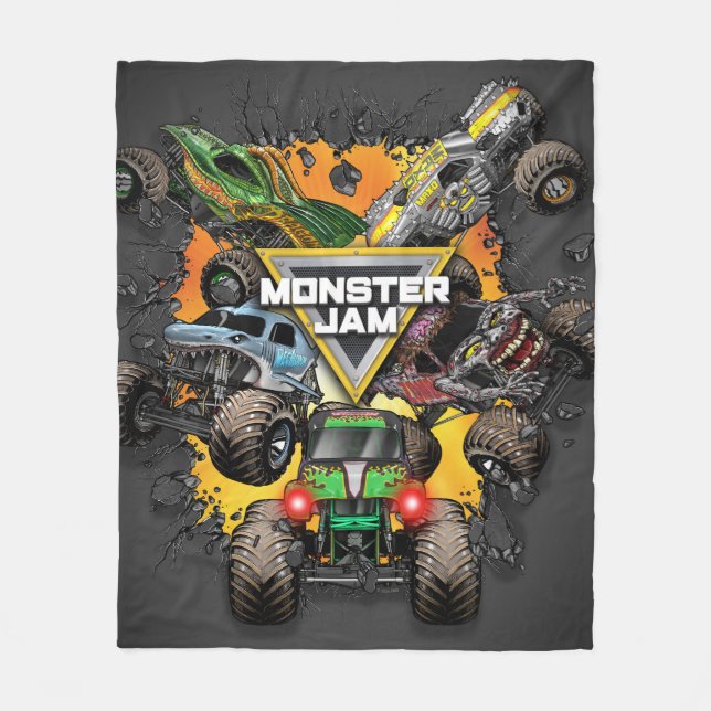 Manta Polar Grupo Monster Jam (Anverso)