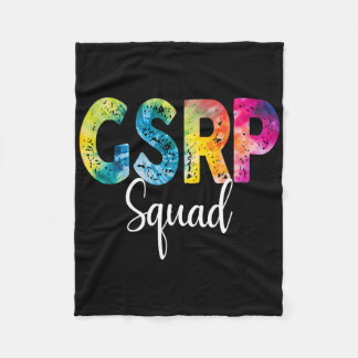Manta Polar Gsrp Squad Tie Dye Regreso a la Escuela Apreciació