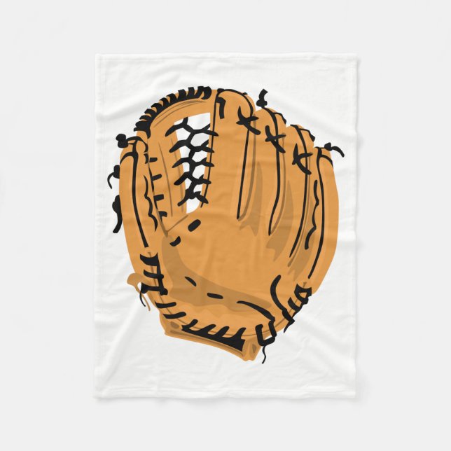 Manta Polar Guante de béisbol (Anverso)