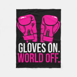 Manta Polar Guantes de entrenamiento de kickboxing para chicas