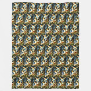 Manta Polar GUARDIAN ANGEL Bernhard Plockhorst 1886 Fleece Bla