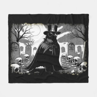 Manta Polar Guardián del Cementerio - Arte Gótico de Cuervo de