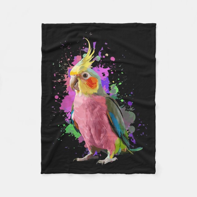 Manta Polar Guay Atiel Art Para Hombres Mujeres Parrot Bird At (Anverso)