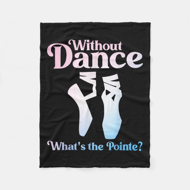 Manta Polar Guay Ballet Art Para Mujeres Chicas Ballet Dancer (Anverso)