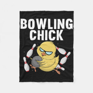 Manta Polar Guay Bowler Para Mujeres Chicas Damas Bowling Chic