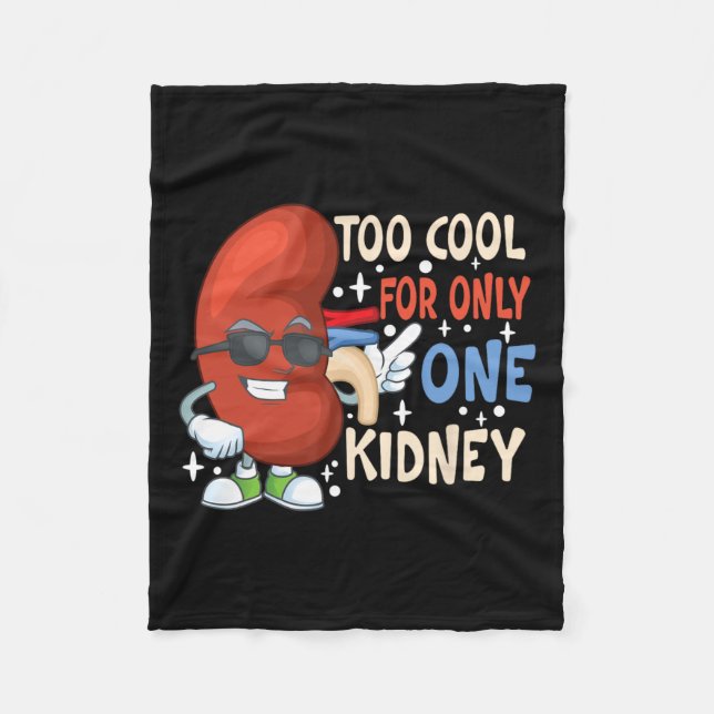 Manta Polar Guay Sólo Para Un Trasplante De Riñón (Anverso)