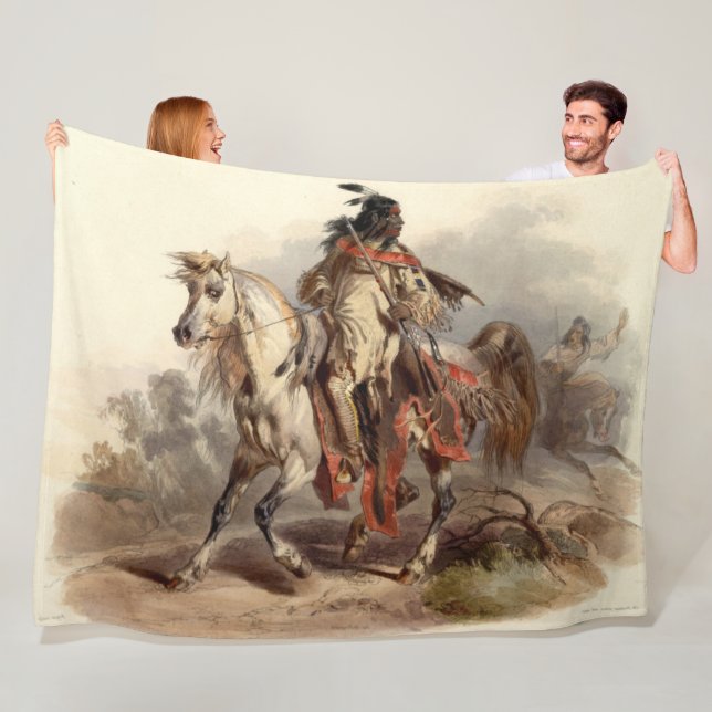 MANTA POLAR GUERRA AMERICANA NATIVA (In situ)