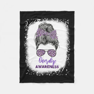 Manta Polar Guerrero de la conciencia Messy Hair Bun Cinta púr