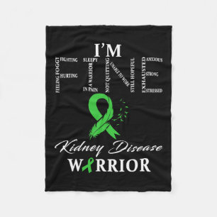 Manta Polar Guerrero de la enfermedad renal estoy bien