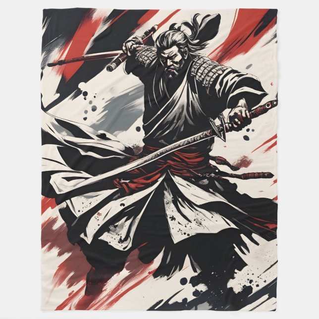 Manta Polar Guerrero de Samurai (Anverso)