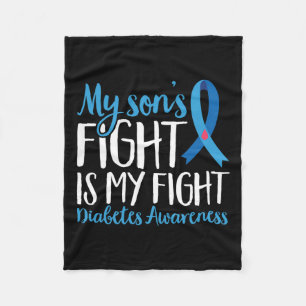 Manta Polar Guerrero del T1d mi lucha de hijos es mi lucha con