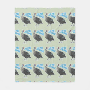 Manta Polar Guineafowl Funny loud personalizado de aves