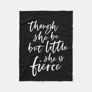 Manta Polar Guión de color personalizado poco pero fuerte Shak