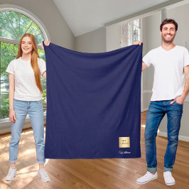 Manta Polar Guión del nombre de la compañía del logotipo corpo