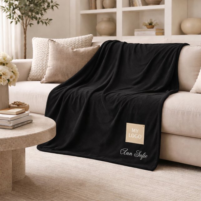 Manta Polar Guión del nombre de la empresa del personalizado d (Subido por el creador)