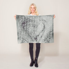 Manta Polar Guión personalizada Keepsake