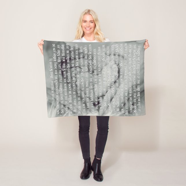 Manta Polar Guión personalizada Keepsake (In situ)