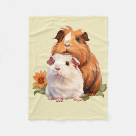 Manta Polar Guirnaldas de cerdo de Guinea