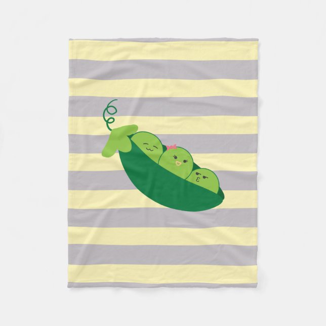 Manta Polar Guisante de olor (Anverso)