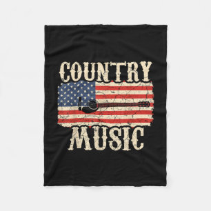 Manta Polar Guitarist Country Music Guitar American Flag Birth