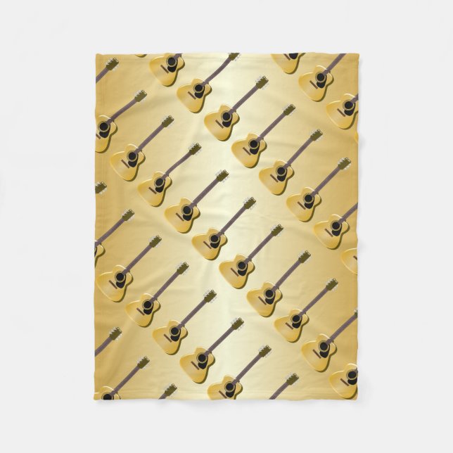 Manta Polar Guitarra Acústica (Anverso)