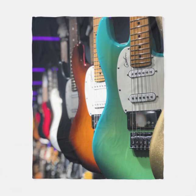 Manta Polar Guitarra Acústica bonito (Anverso)